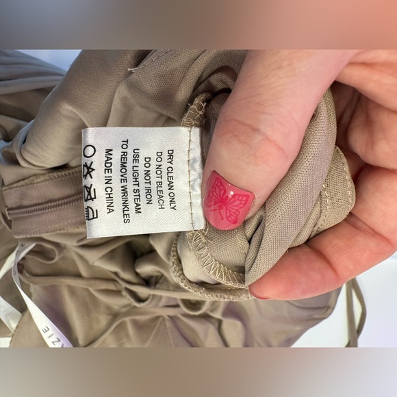 Azazie Taupe Dress (A6) worn once for a wedding ! - Picture 14 of 15